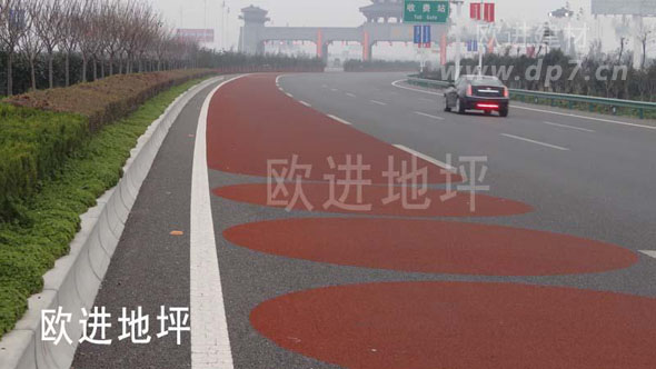 公交專用車道彩色路面m.yxshs.cn